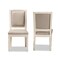 Baxton Studio Louane French Inspired Grey Fabric Upholstered and White Finished Wood Dining Chair, PK2 201-2PC-12332 - alternate 4